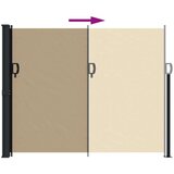  Uvlačiva bočna tenda bež 160 x 600 cm | shoptok.hr