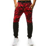 DStreet Men's red camo sweatpants UX3492 Cene