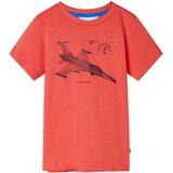  Dječja majica svjetlocrvena 128 | shoptok.hr