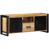 vidaXL TV omarica 100x30x40 cm Masivni neobdelan les Mango Cene