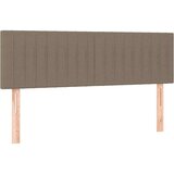  Krevet s oprugama i madracem smeđesivi 140x200 cm tkanina | shoptok.hr