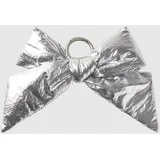 Silver Bow Bag Charm silver