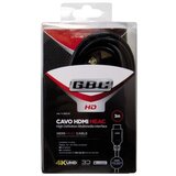 Gbc HDMI kabel 4k@60Hz velike brzine s ethernetom, 2.2 standard, AWG30, 1.0m | shoptok.hr
