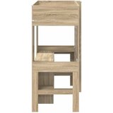  Okvir kreveta na kat s stolom Sonoma hrast 75 x 190 cm | shoptok.hr