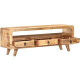Maison Chic TV omarica - TV stojalo - Televizijska omarica 117x30x41 cm trden robusten mangov les, (21700868) | Shoptok.si