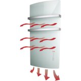  Radialight kopalniški panelni stenski radiator deva, 1500 w (belo steklo) | Shoptok.si