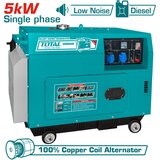 Total Tihi dizelski generator 5kW, 220V / 17L/9hp/9hours/3000rpm (TP250001) | shoptok.hr