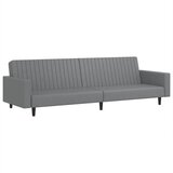 Maison Chic kavč - Sofa - Kanape dvosed z ležiščem sivo umetno usnje, (21726502) Cene