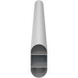  Cijev za ormar 2 pcs Srebrno 264 x 15 x 29 mm | shoptok.hr