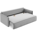Makamii Svijetlo siva baršunasti sklopiva/s prostorom za odlaganje sofa 225 cm Hula – | shoptok.hr