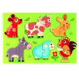 Djeco baby drvena puzzle s kućnim ljubimcima Cijene