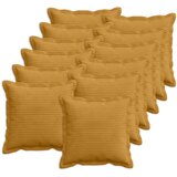 Presvlaka za jastuk 12 kom. HOUTEN Žuta 50 x 50 cm Kord | shoptok.hr