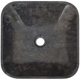  Umivaonik crni 40 x 40 x 10 cm mramorni | shoptok.hr