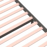  Posteljni okvir siv iz trdnega lesa 75x190 cm 2FT6, (20643607) | Shoptok.si