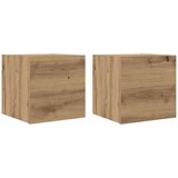 vidaXL Komplet 2 kosov stenske TV omarice Artisan Oak 30,5x30x30 cm | Shoptok.si