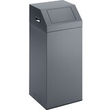 eurokraft pro Zbiralnik surovin, prostornina 76 l, ŠxVxG 380 x 890 x 380 mm, antično srebrna Cene