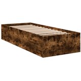  Okvir za krevet boja hrasta 100 x 200 cm konstruirano drvo | shoptok.hr