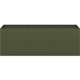 vidaXL Sadilnik Olive Green 120x40x40 cm Hladno valjano jeklo | Shoptok.si