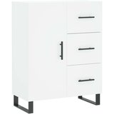 vidaXL Visoka komoda bijela 69 5x34x180 cm konstruirano drvo | shoptok.hr