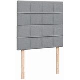  Box spring krevet s madracem svjetlosivi 90x190 cm od tkanine | shoptok.hr