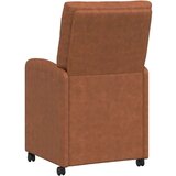 vidaXL Trpezarijske stolice 2 pcs Smeđa 58 x 67 x 97 cm Umjetna koža | shoptok.hr