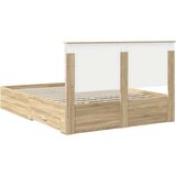  Okvir za krevet s uzglavljem Sonoma hrast 150 x 200 cm | shoptok.hr