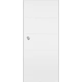 DOORNITE drsna vrata doornite quatro (2000 x 750 mm, lesena, bela, z ročajem)