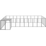  Kavez za pse crni 13,31 m² čelični | shoptok.hr