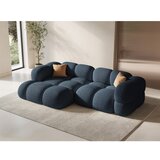 Cosmopolitan Design Temno modra kotna sedežna garnitura (levi kot/z ležalnikom) Loretto – | Shoptok.si