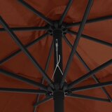  Vrtni suncobran s metalnim stupom 390 cm terakota | Eponuda.com