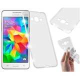 Cadorabo Ohišje, združljiv s Samsungom v prozornem belem - zaščitnem pokrovu, narejen iz fleksibilnega silikona TPU v oblikovanju nosoroga, (20588720) Cene