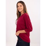 RELEVANCE Blouse-RV-BZ-A820.27P-burgundy | Shoptok.si