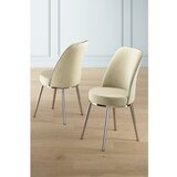 Hanah home Pefa set stolica, 45x91x42 cm, 6 dijelova, srebrno-krem boja | Eponuda.ba