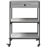 Kuhinjska kolica boja hrasta 60x48x89,5 cm konstruirano drvo | shoptok.hr