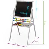 Ricokids magnetska okretna ploča za kredu - siva | shoptok.hr