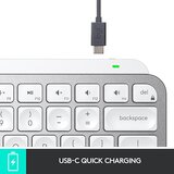 Logitech MX Keys Mini Wireless Illuminated Keyboard - Pale grey - US | Eponuda.com