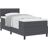  s opruga kutije Tamno siva i bijela 90 x 190 cm | shoptok.hr