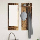 Vješalica za kapute na zidu Zidne Staro drvo 70 x 10 x 90 cm | shoptok.hr