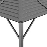  Sjenica s krovom 3 x 3 m antracit | shoptok.hr