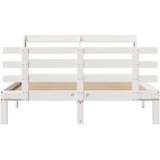  Okvir kreveta s uzglavljem bez madraca bijeli 140x190 cm | shoptok.hr