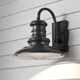 Elstead Lighting Elstead Redding Station 1 luč, zunanja srednja kupolasta stenska svetilka, restavrirana bronasta, IP44, E27, (22099994) | Shoptok.si