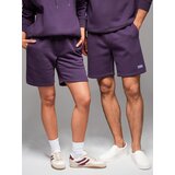 Ombre Unisex sweat shorts with drawstring waistband - purple | Shoptok.si