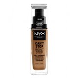 NYX Professional Makeup tekoča podlaga - Can't Stop Won't Stop Full Coverage Foundation - Golden (CSWSF13) Cene