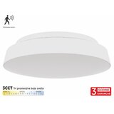 Mitea Lighting LED plafonjera bela 20W 3CCT DIP switch 3000/4000/6500K IP20 fi230mm okrugla sa microwave senzorom pokreta 3Y M205790 Cene