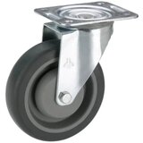 DÖRNER&HELMER 715465F Transportni uređaj okretni kotač 80x32mm Kula, termopl. Gumeni kotač siva, FAD, ploča 105x85mm, | Eponuda.ba