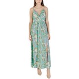 Only Dolge obleke Onlayo S/L Back Bow Long Ptm 15349299 Zelena cene