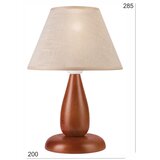  Stona lampa PERA 1xE27/60W/230V braon/bukva | Eponuda.com