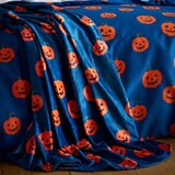 Catherine Lansfield Plava/narančasta deka s motivom noći vještiva od mikropliša 130x170 cm Halloween Pumpkins – | shoptok.hr