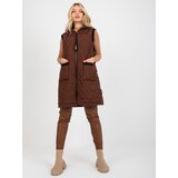 RUE PARIS Vest-AP-KZ-RP02.95P-dark brown | shoptok.hr