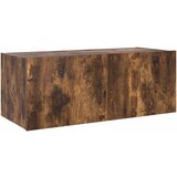  Zidni TV ormarić s LED svjetlima boja hrasta 80x35x31 cm | Eponuda.com